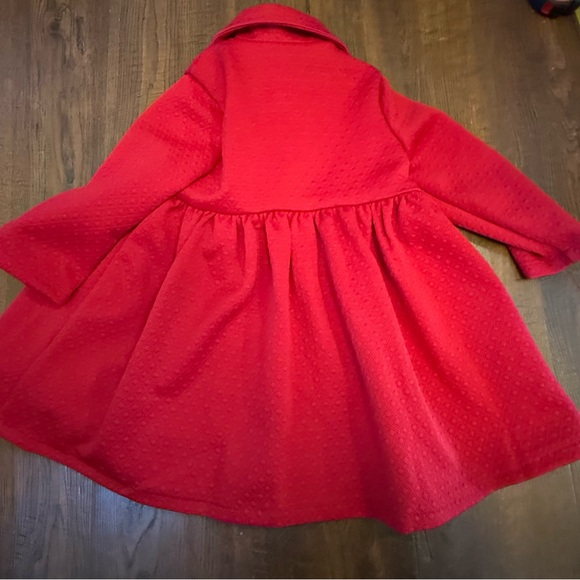 Purple Rose Little Girls Red Dressy Coat Size 2T Holiday Winter - Picture 4 of 4